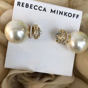 Rebecca Minkoff Big Pearl Earrings